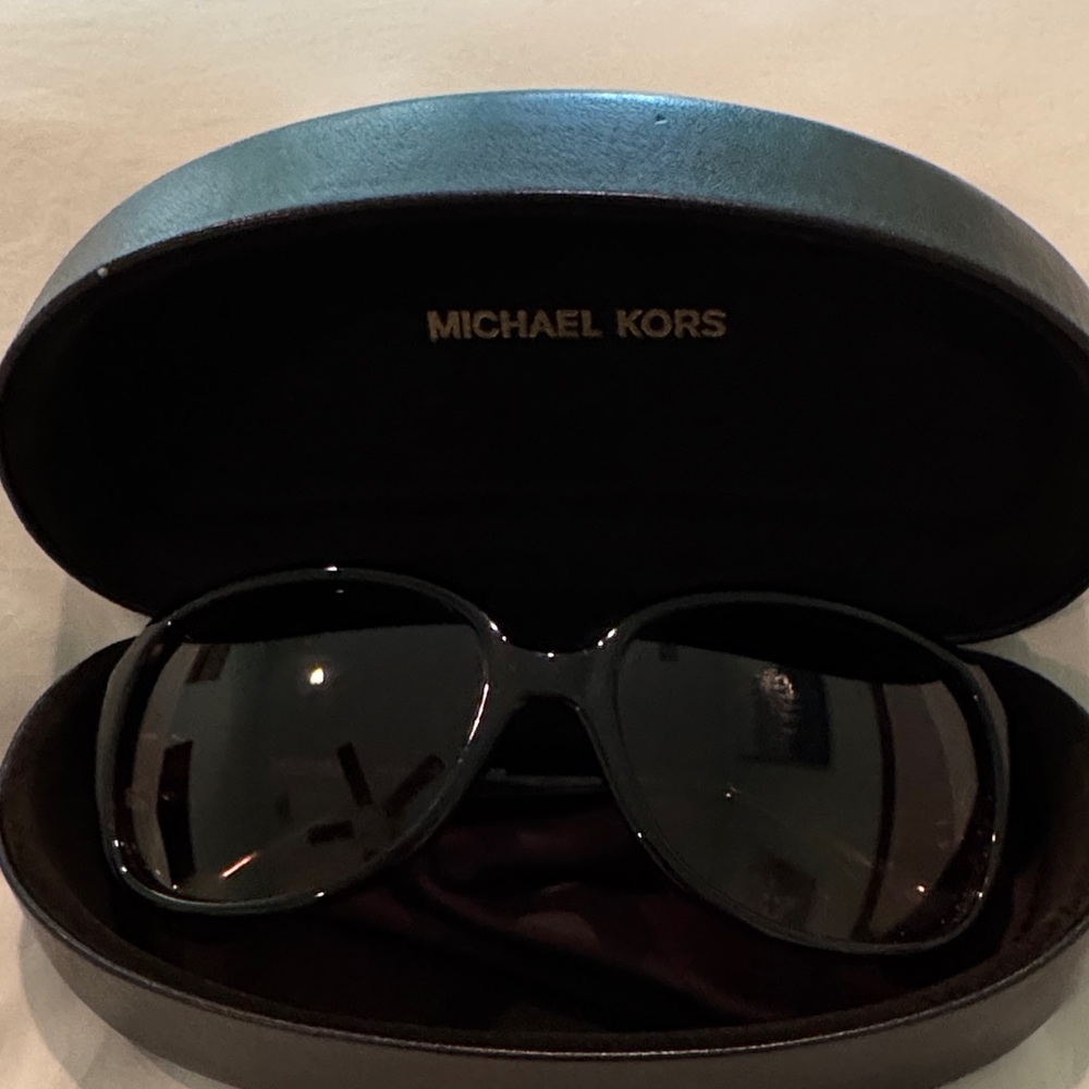 Michael Kors Dark Sunglasses with Case